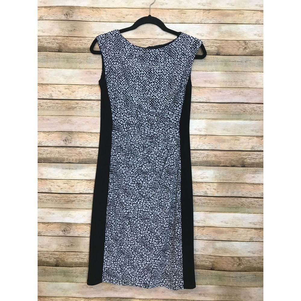 LAUREN Ralph Lauren Dress Sleeveless Ruched Wiggle Sz 6